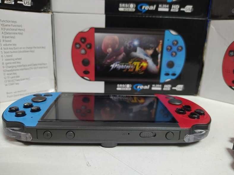 Ігрова приставка портативна консоль PSP X7, екран 5.1, 8Гб
