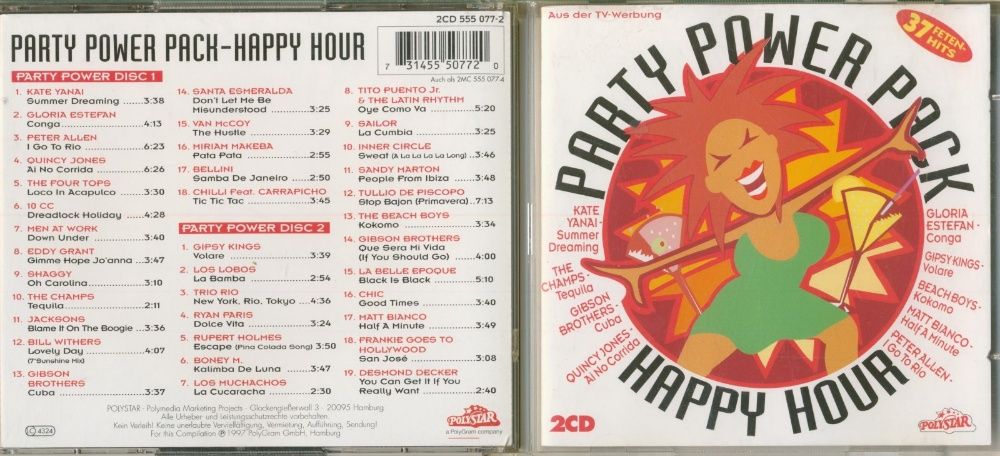 Party Power Pack Happy Hour 2 CD 1997