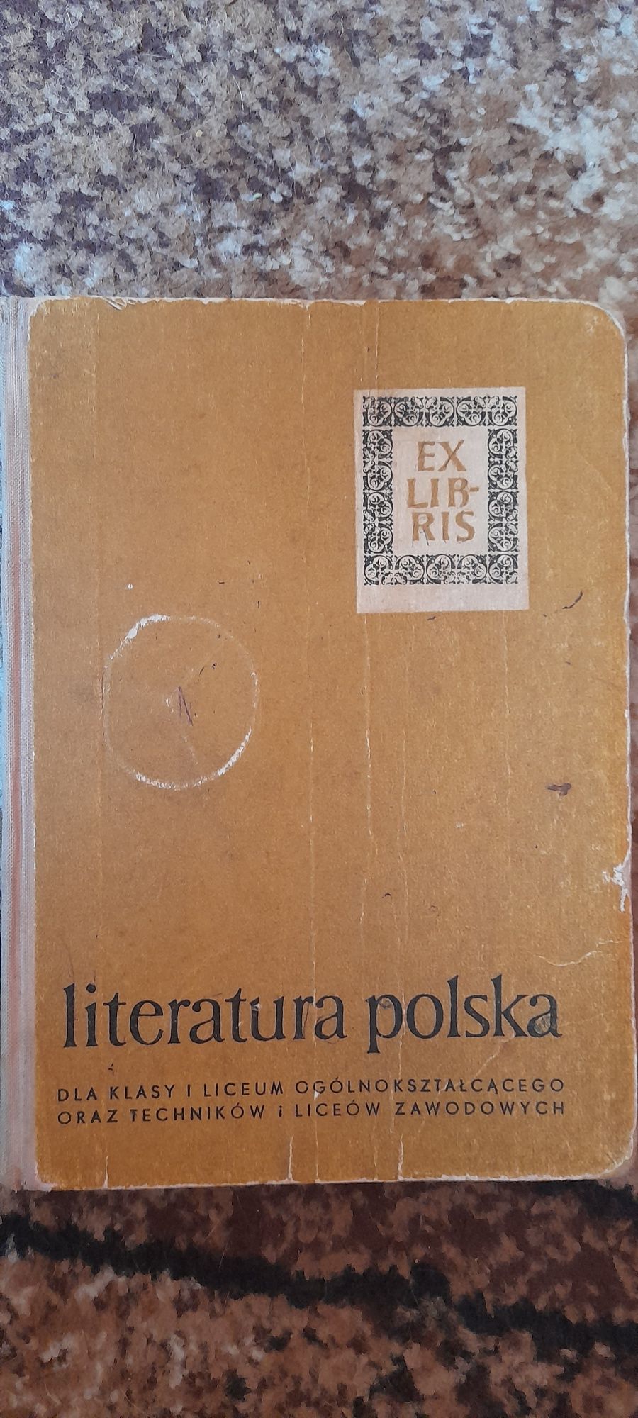 Literatura Polska do roku 1830 - Dla I klasy LO i technikum. Exlibris