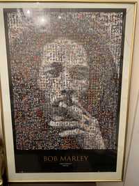 Bob Marley Photomosaic By Robert Silvers Poster