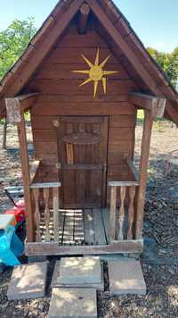 Domek drewniany dla dziecka