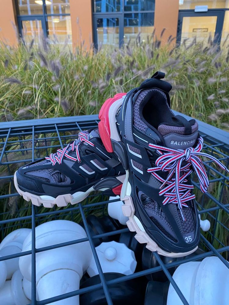 Balenciaga Track 1 Black Red Original