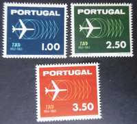 Selos Portugal 1963-TAP série completa s/ marca charneira (Soberbos)