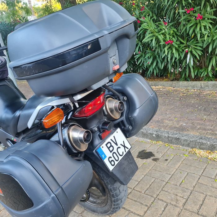 Honda xl1000 varadero 2002 malas topcase capa deposito
