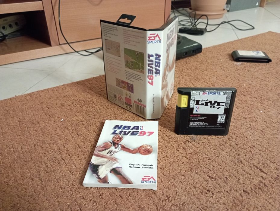 Mega Drive - NBA Live 97 completo em estado