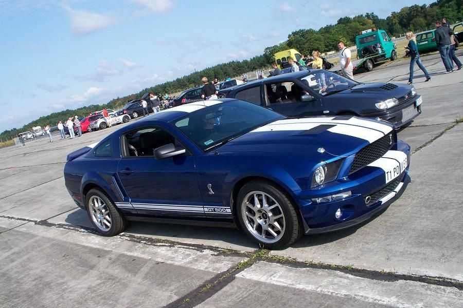 MUSTANG SHELBY GT500 Maska Vista Blue