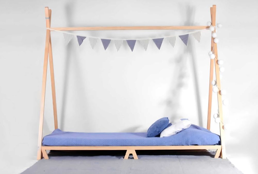Cama cabana montessori + estrado