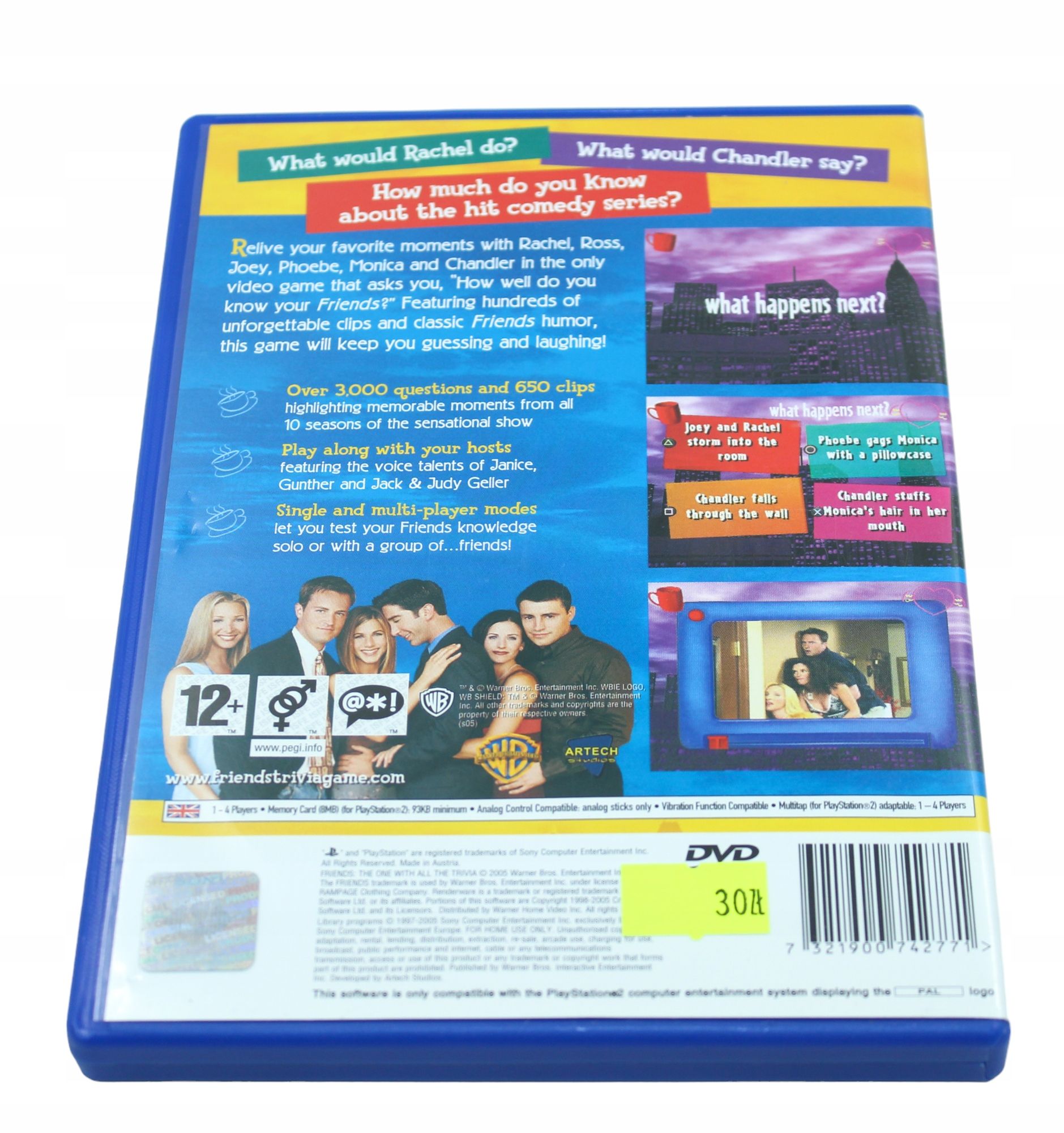 Friends The One With All The Trivia PS2 PlayStation 2