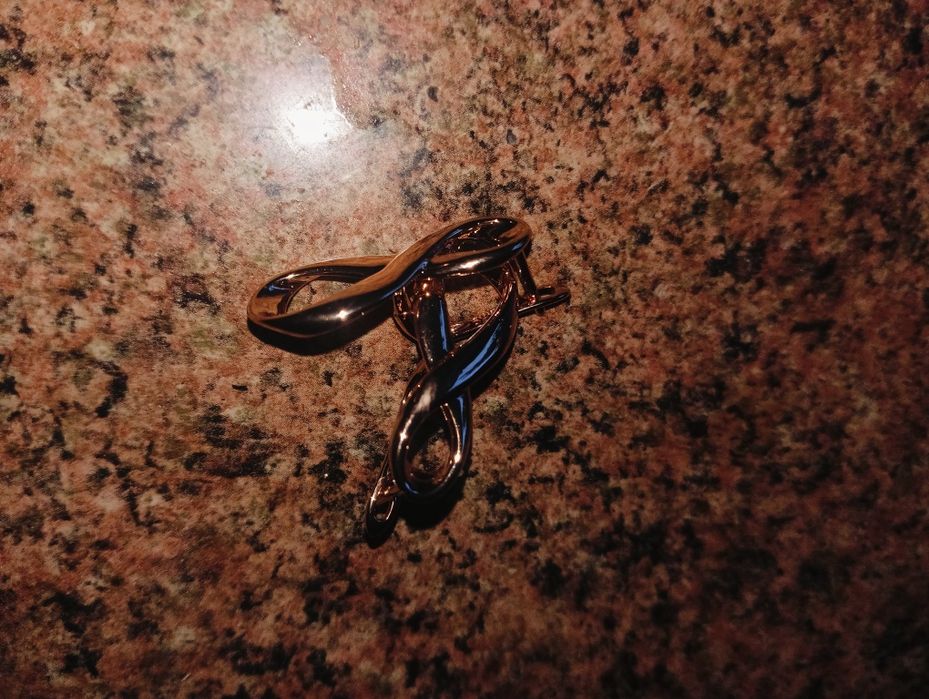 Kolczyki złote różowe 585 Infiniti