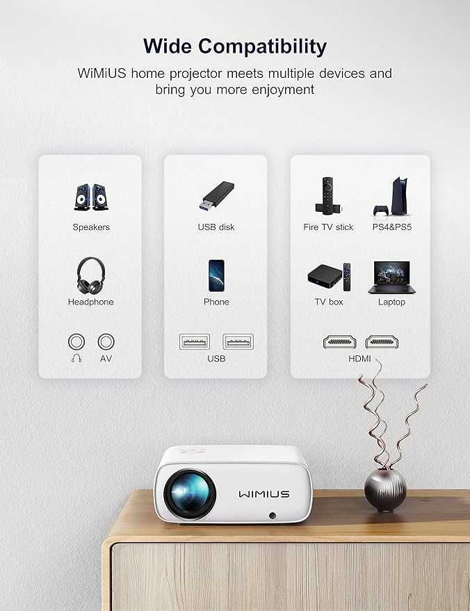 проектор з bluetooth i wifi