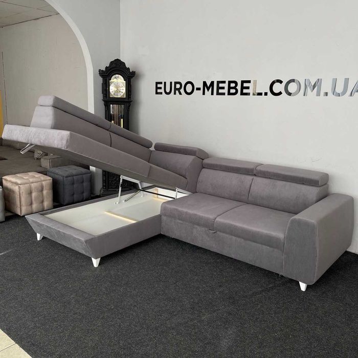 Тканинний кутовий новий диван Тканный угловой новый диван.