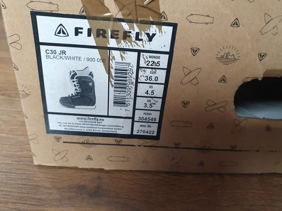 Buty snowboardowe Firefly r.36 / 22.5cm