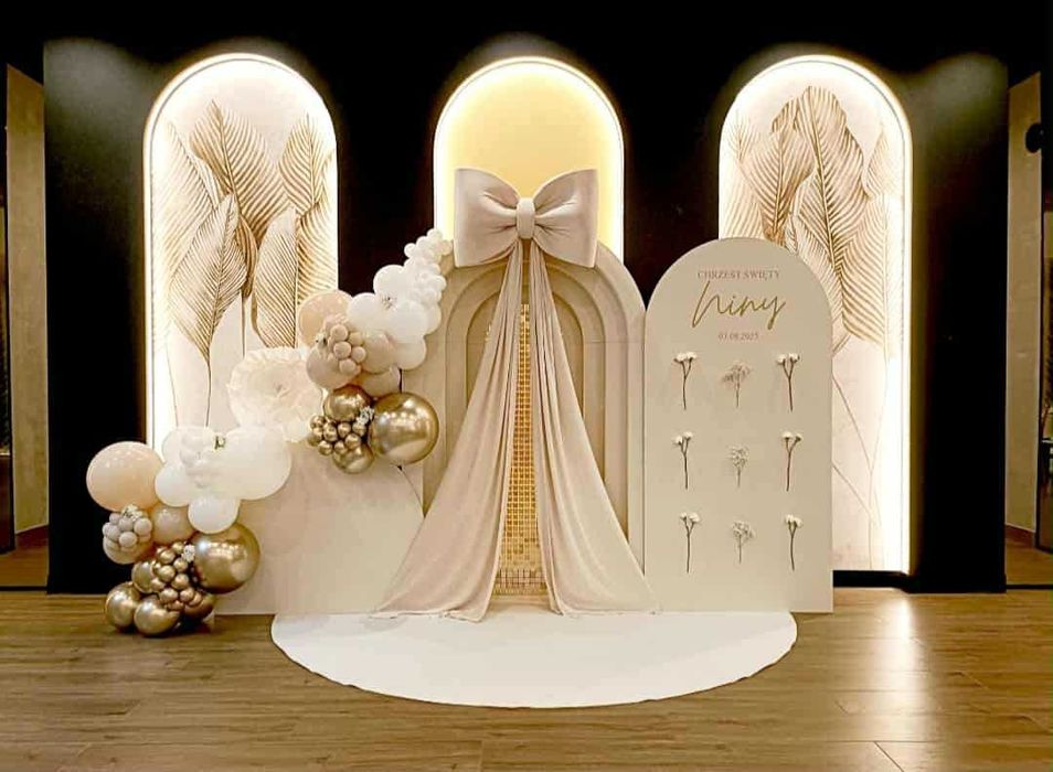 Dekoracje balonowe urodziny chrzest eventy firmowe balony z helem