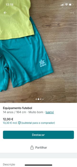 Equipamento futebol Leao Altivo