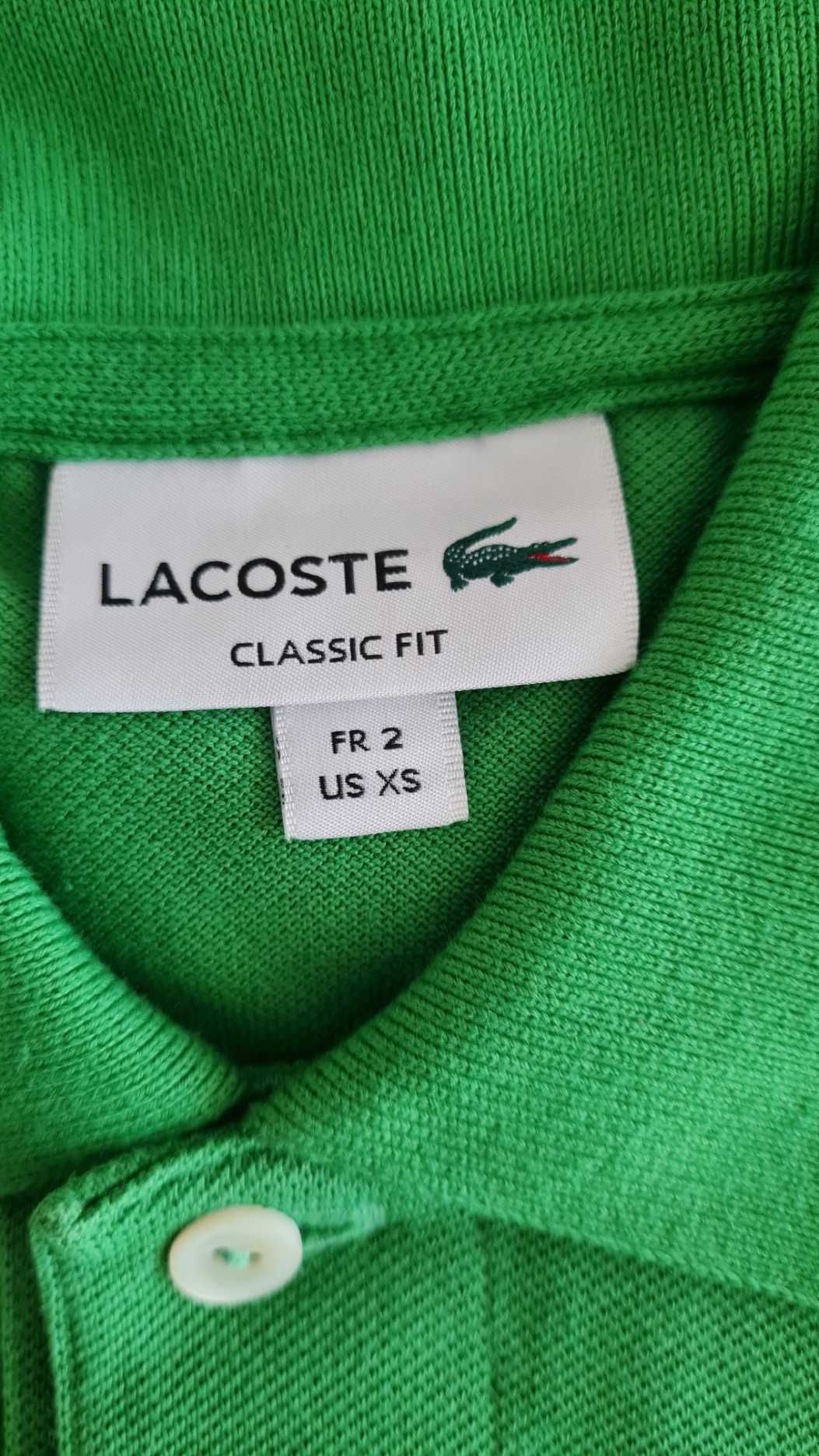 Polo verde Lacoste