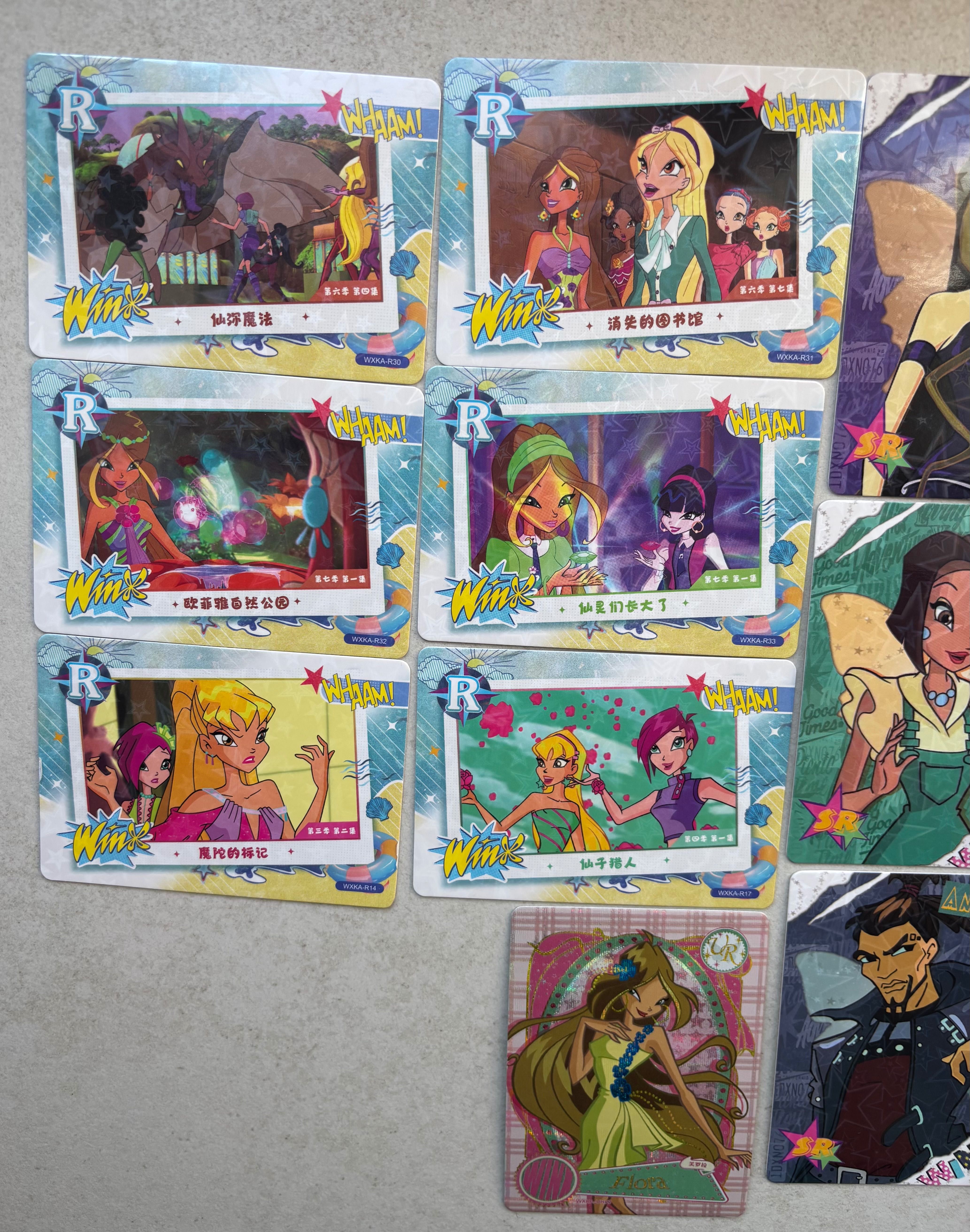 Karty kolekcjonerskie Winx