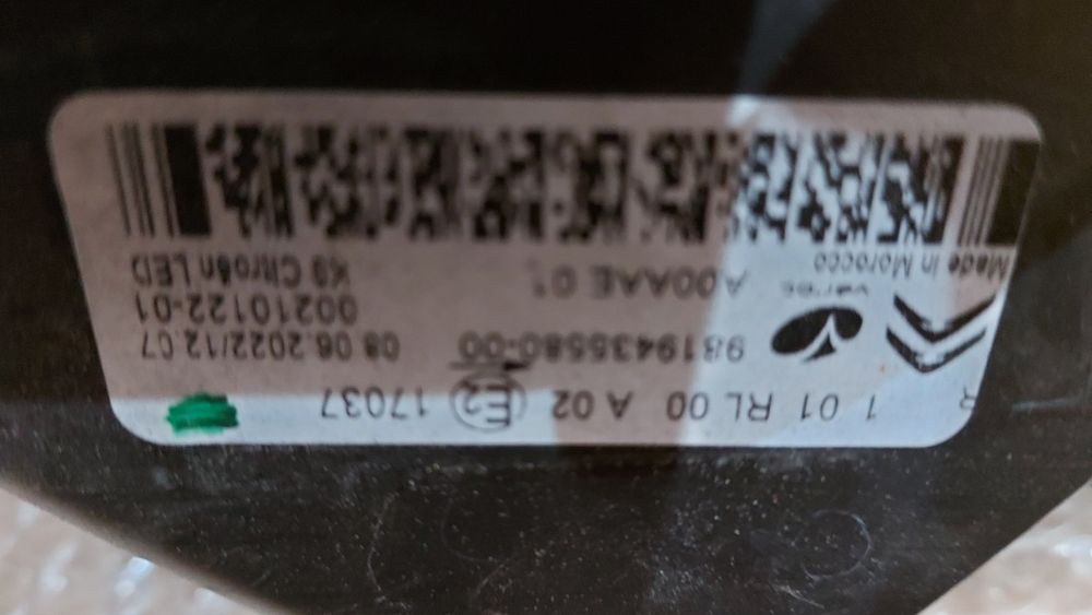 Citroen  Berlingo  faróis  diurnos novos