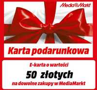 E-karta podarunkowa do MediaMarkt o wartości 50zł (Media Markt)