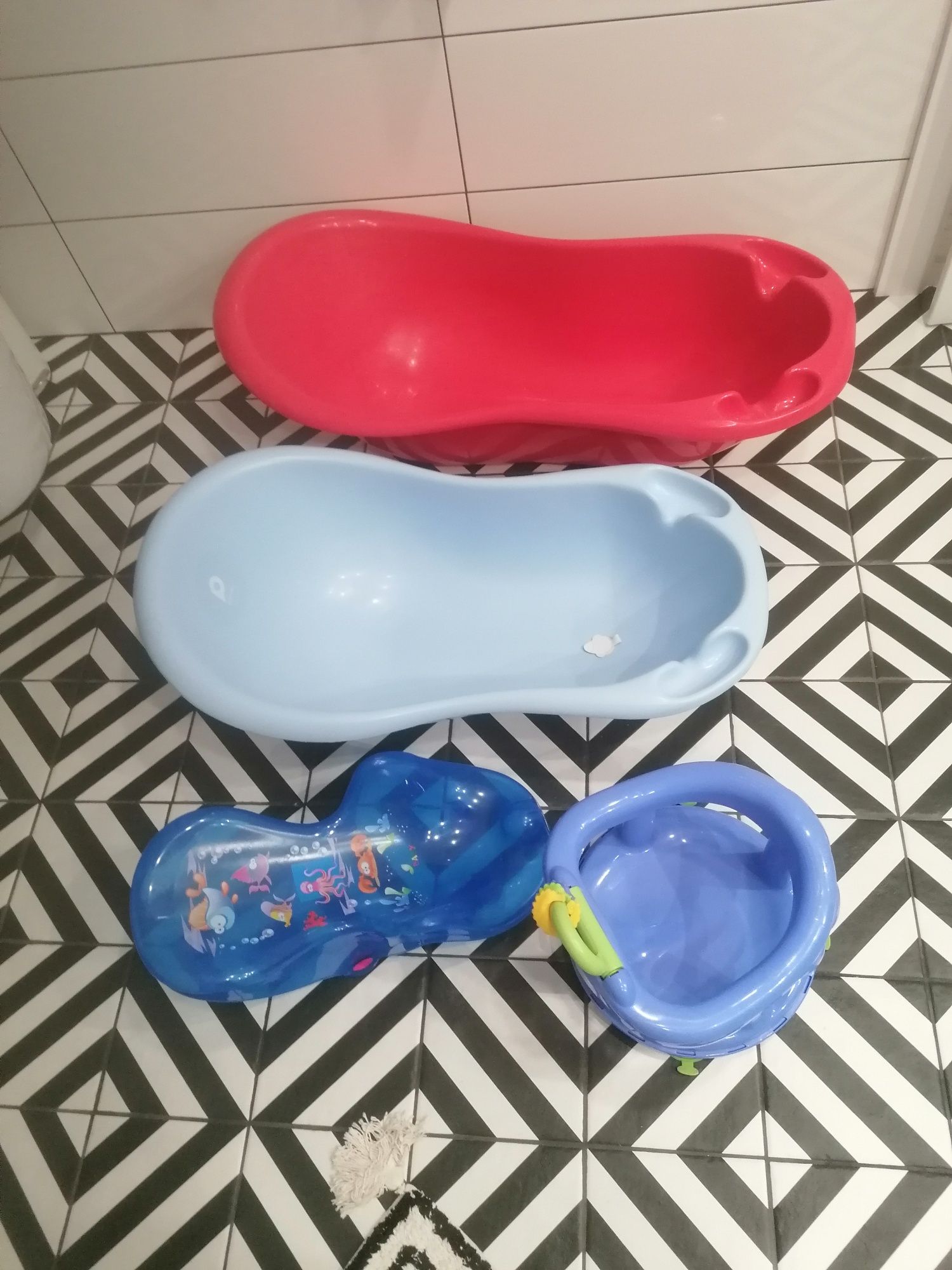Leżaczek do kąpieli dla niemowląt