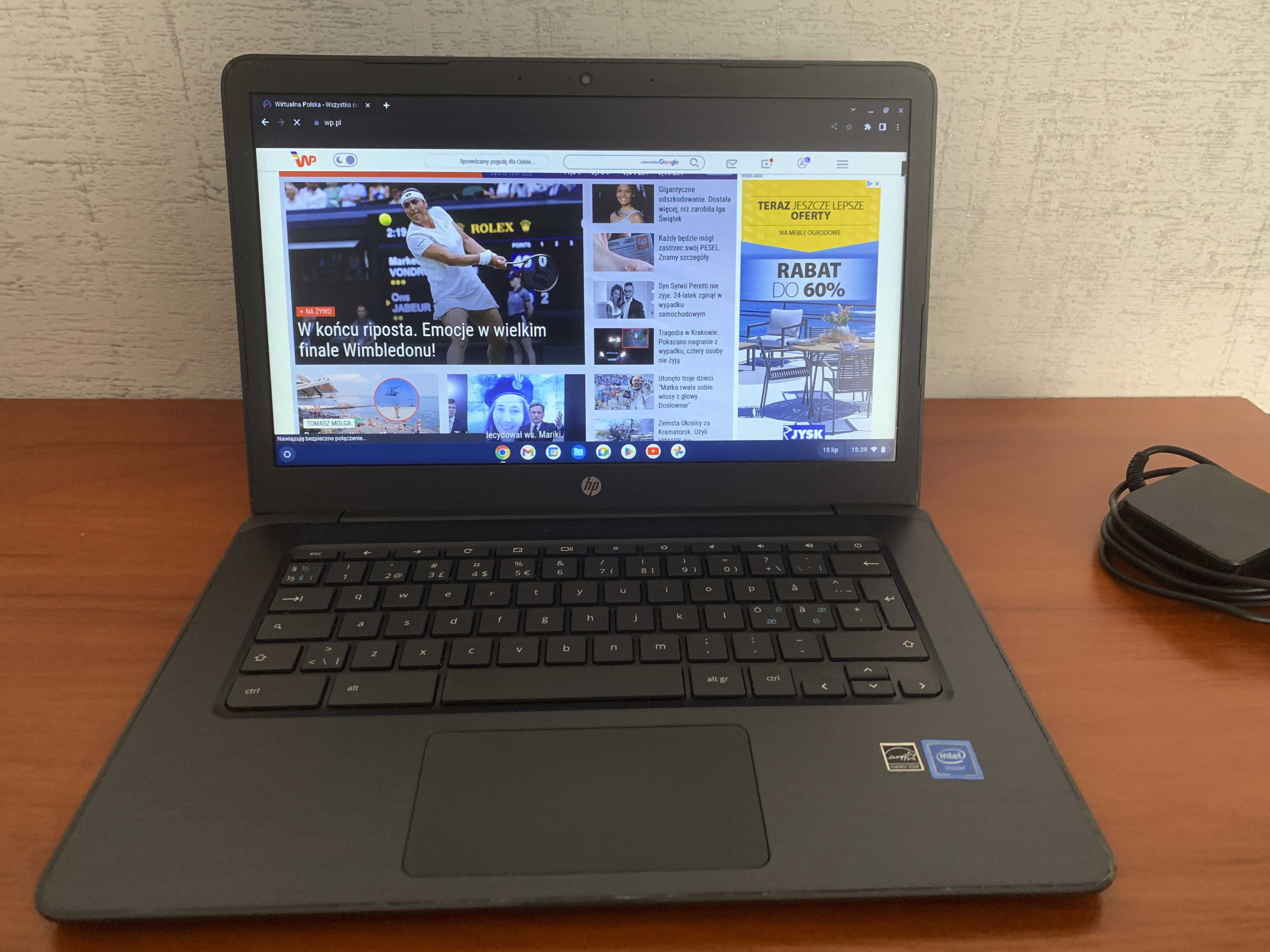 Laptop HP Chromebook 14 G5 14" Intel Celeron 4 GB / 32 GB szary