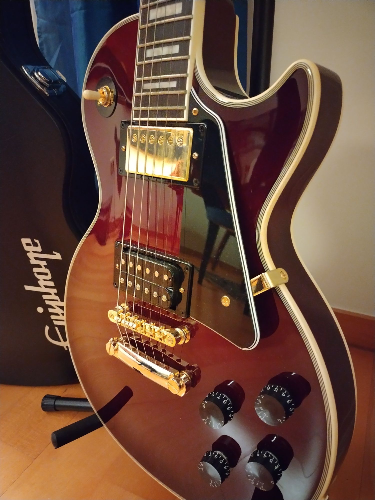 Epiphone Jerry Cantrell Les Paul custom+case nova