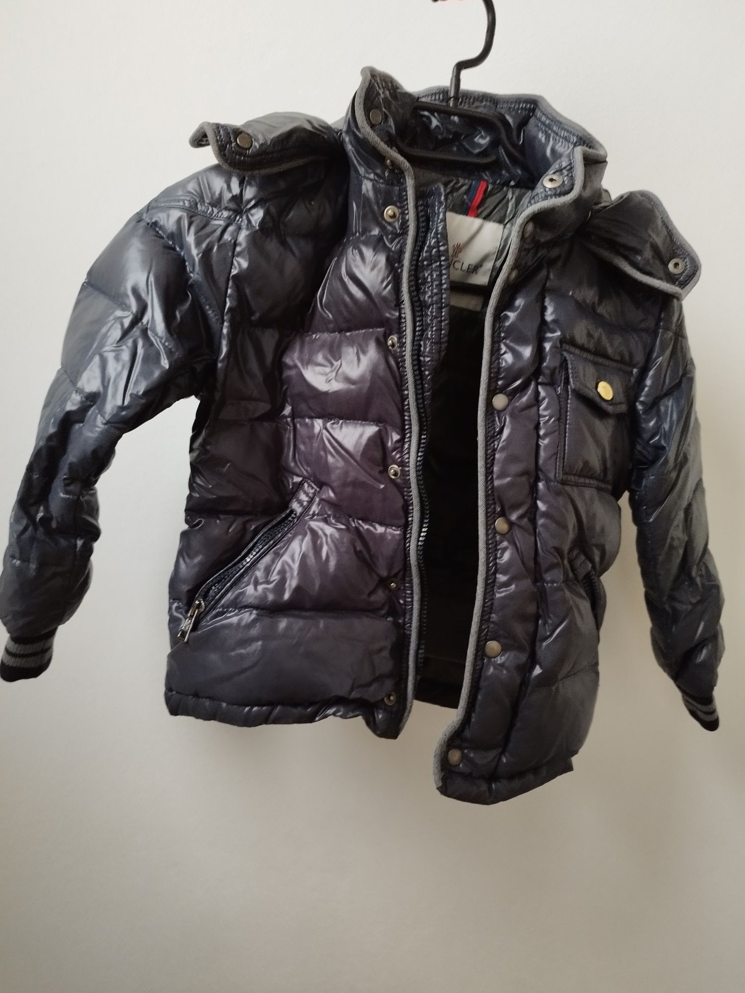 Kurtka puchowa zimowa dla chłopca Moncler