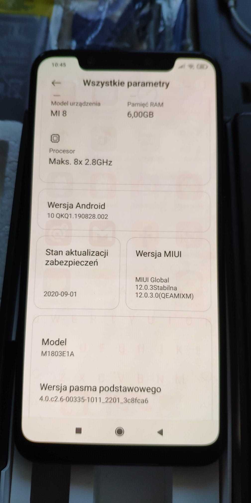 Xiaomi Mi 8 pełna wersja Global