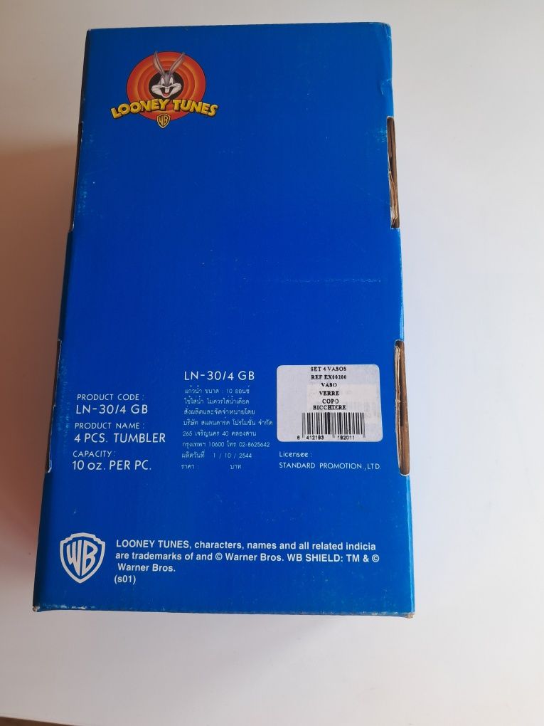 Copos vidro da Disney