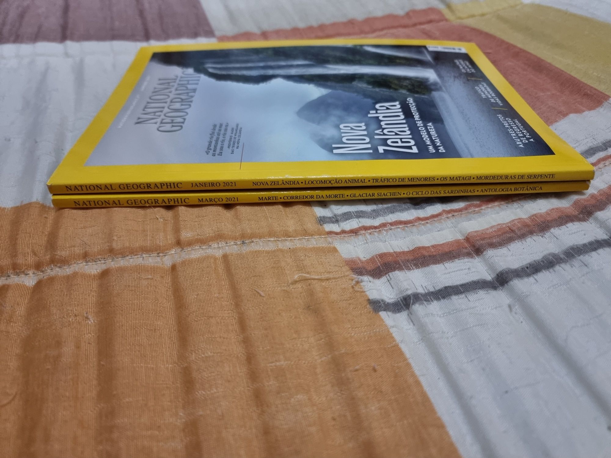 2 revistas National geographic 2021 (janeiro / Março)