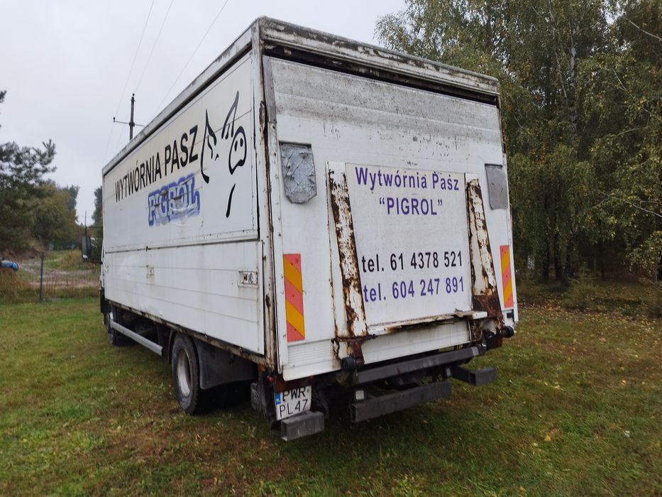 Kontener otwierane boki ściany 6.40m wystawka sklep rampa