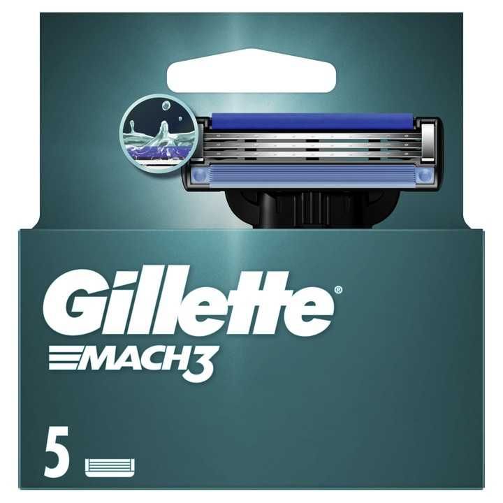 Gillette Mach3 Ostrza wymienne 5 sztuki