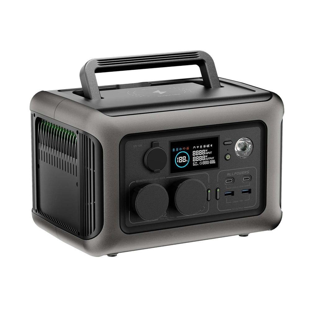 Зарядна станція ALLPOWERS R600 Акумулятор LiFePO4 із 3500+ циклами.
