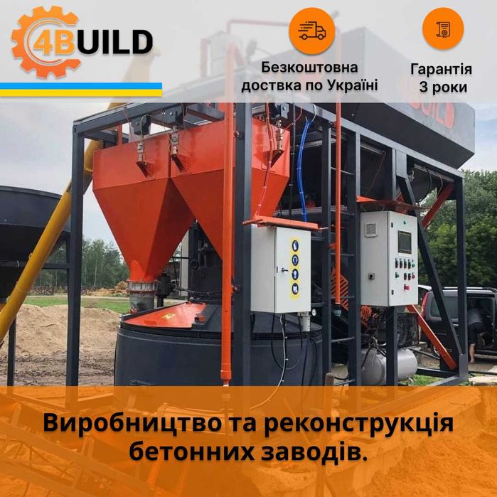 Бетонный мобильный комплекс, бетонный завод, мобильный, стационарный