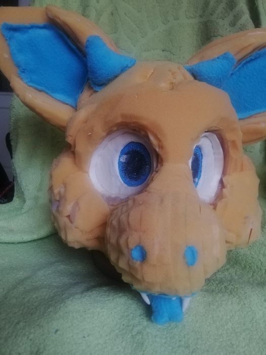 Основа для фурсьюта дракона +зубы и глаза