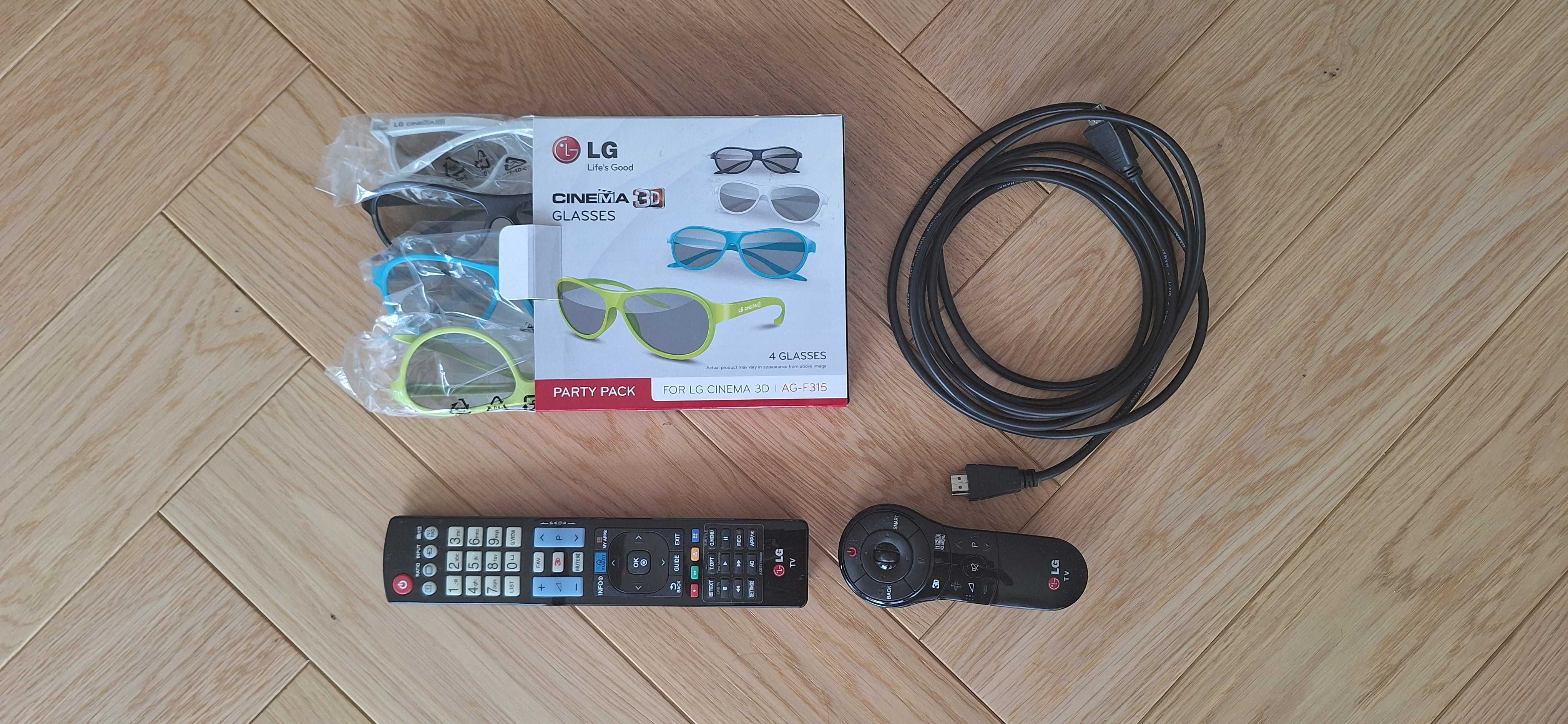 Telewizor 3D LG 32 cale smart 32LA620s okulary 3D pilot magic i zwykły