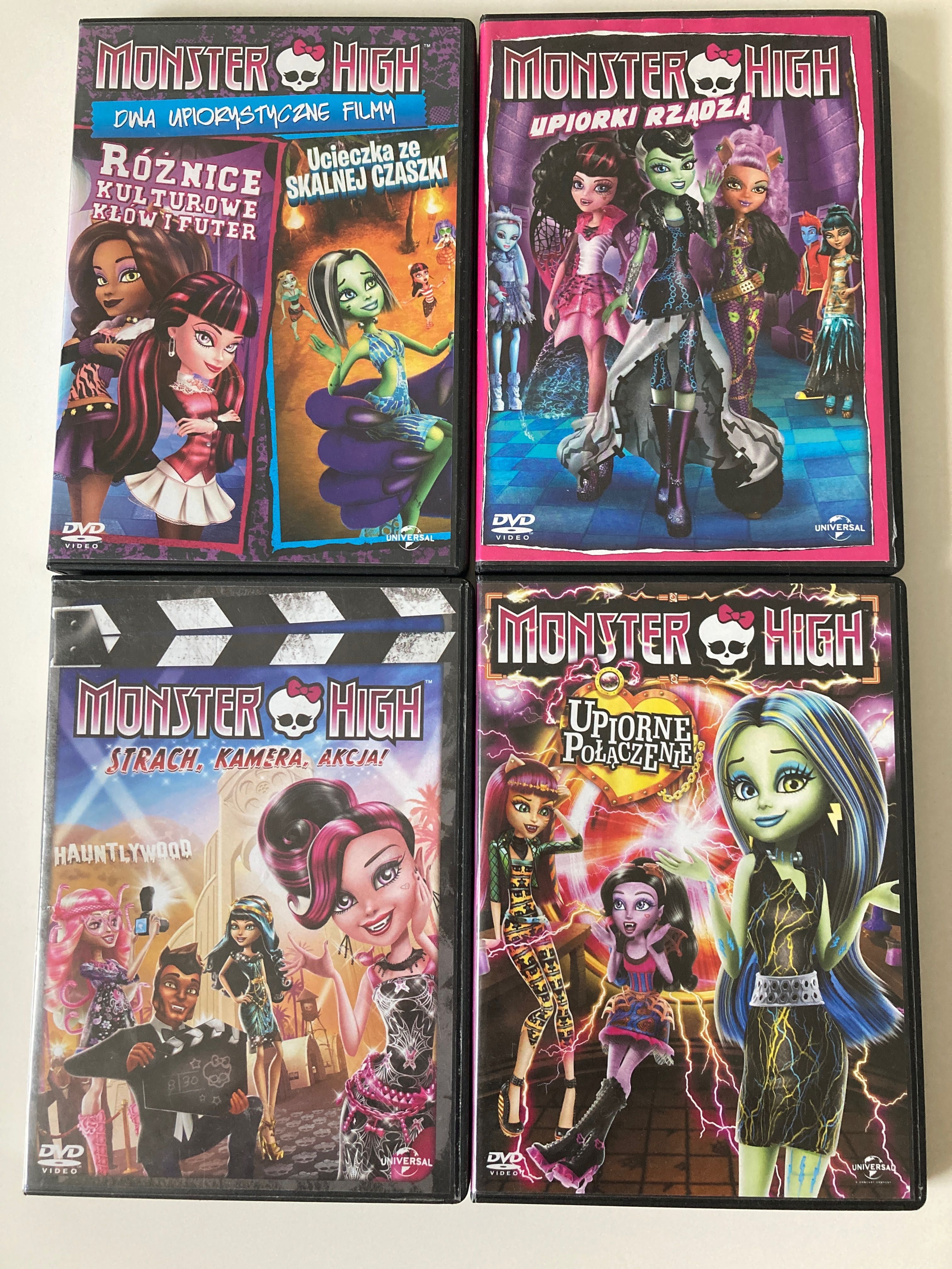 Płyta Monster High bajki DVD Monster High zestaw