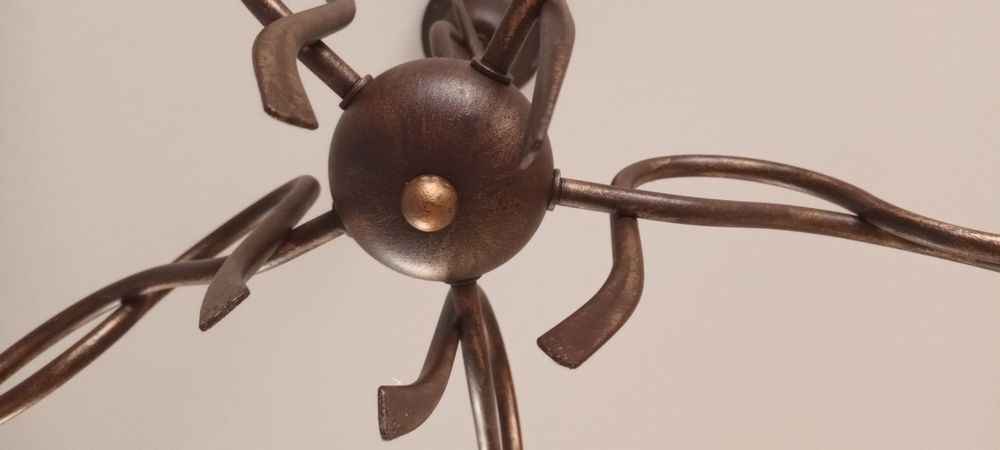 Lampa wisząca Żyrandol do pokoju Kolor Miedź