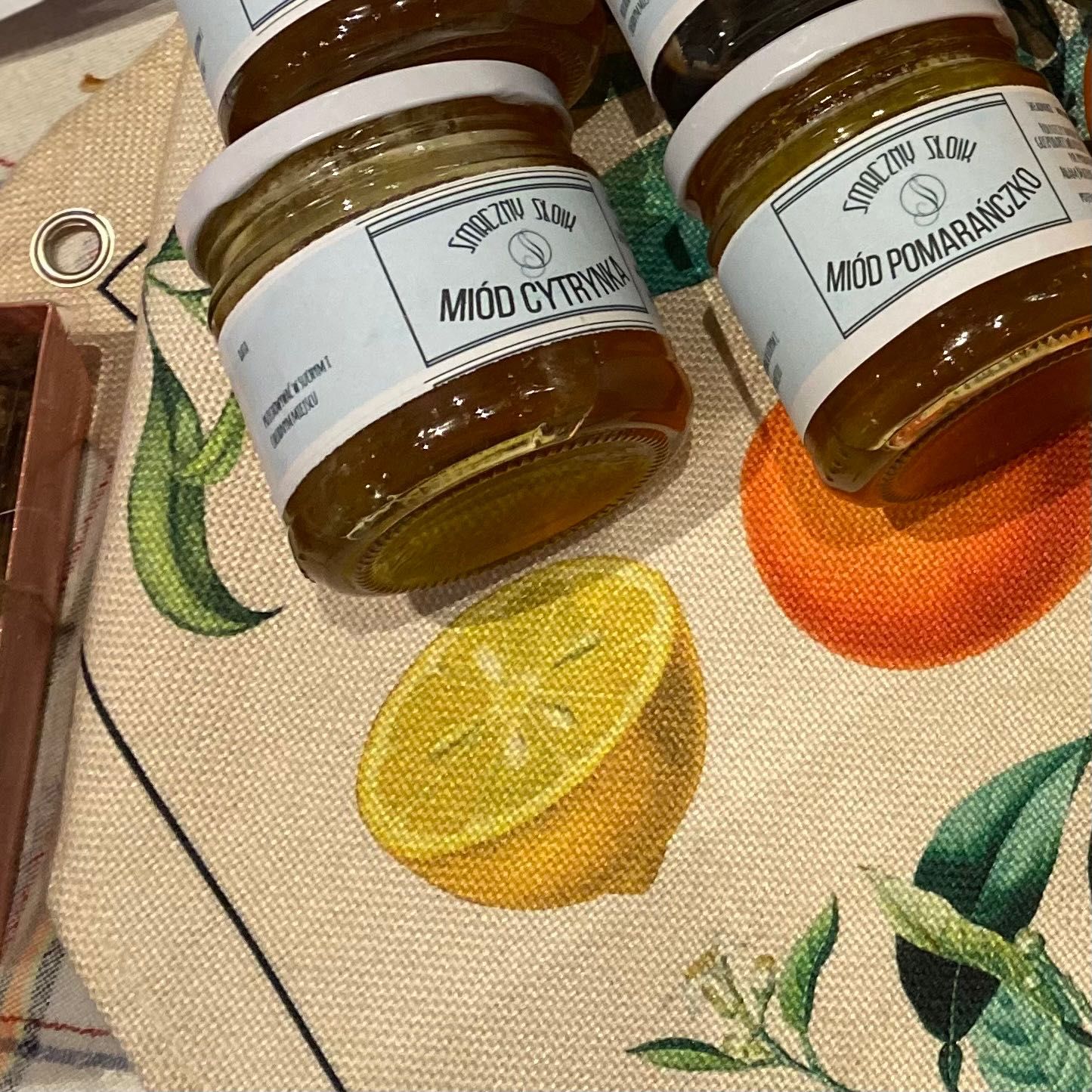 Miód pomarańczko cytryna imbir zioła komplet pakiet