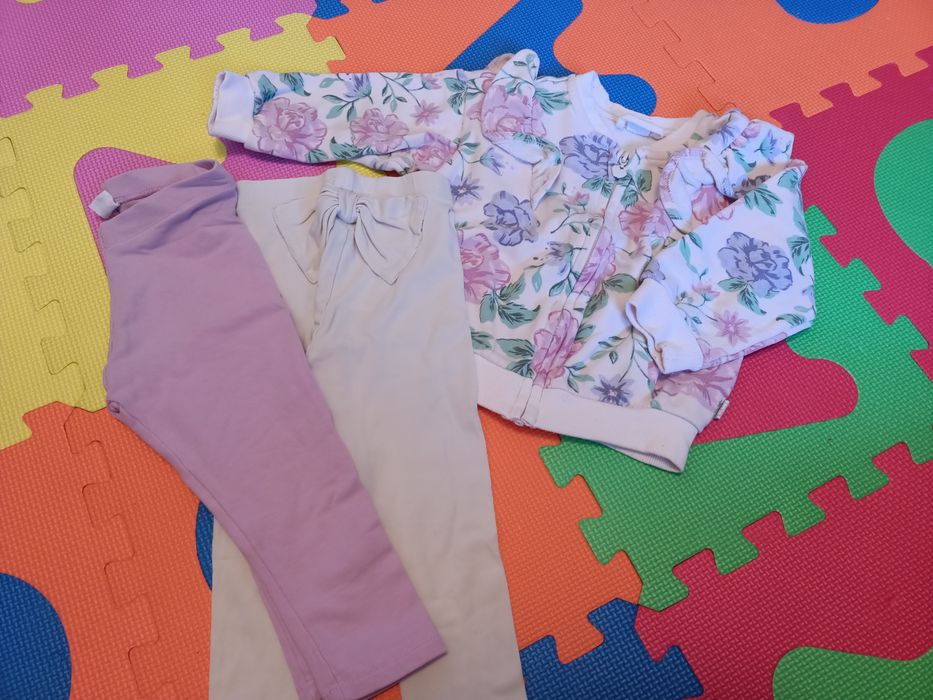 Ubranka dla dziewczynki rozmiar 86 paczka