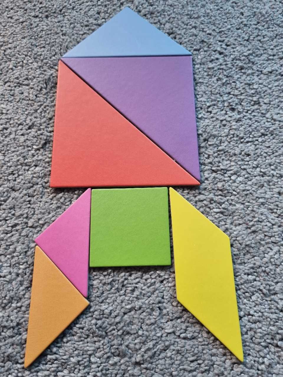 Układanka edukacyjna, tangram