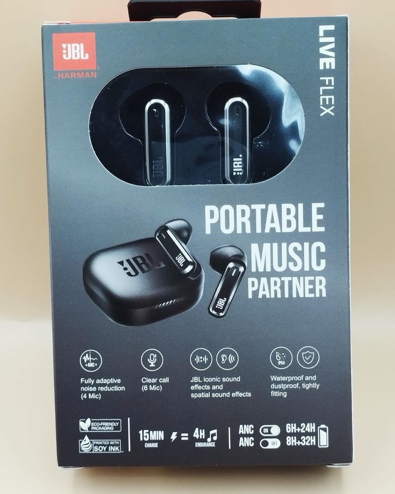Безпровідні навушники JBL Live Flex Black