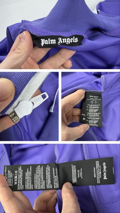 Олімпійка зіпка Palm Angels purple Track Jacketзіп худі Фіолетова