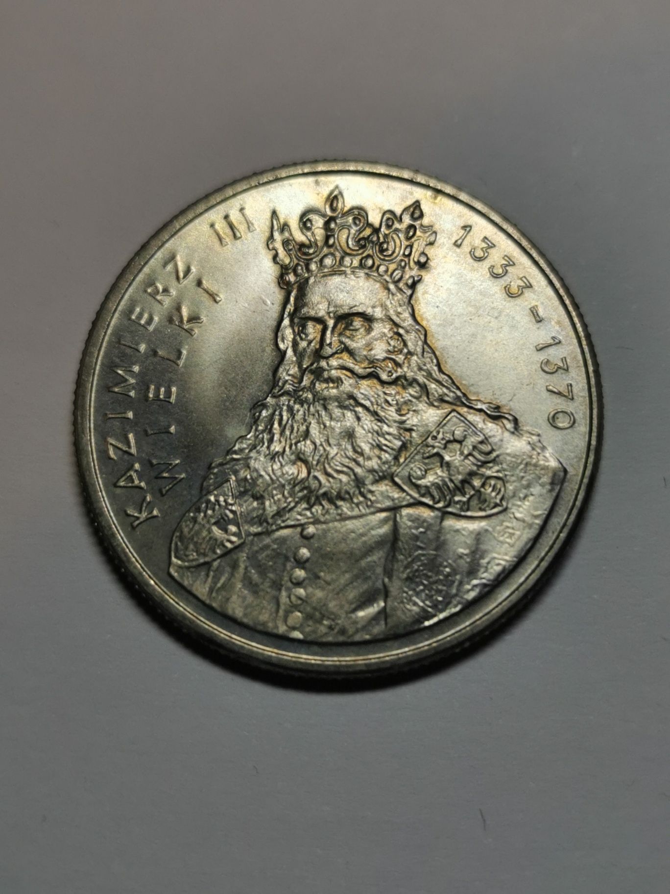 Moneta z 1987 PRL Kazimierz III Wielki