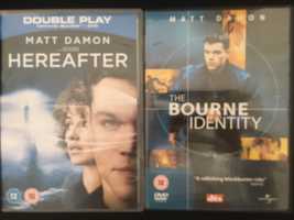 DVD's com Actor Matt Damon, Hereafter e The Bourne Identity