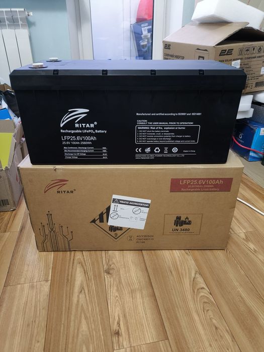 Аккумулятор Lifepo4 100ah 24v 2560wh Новая!