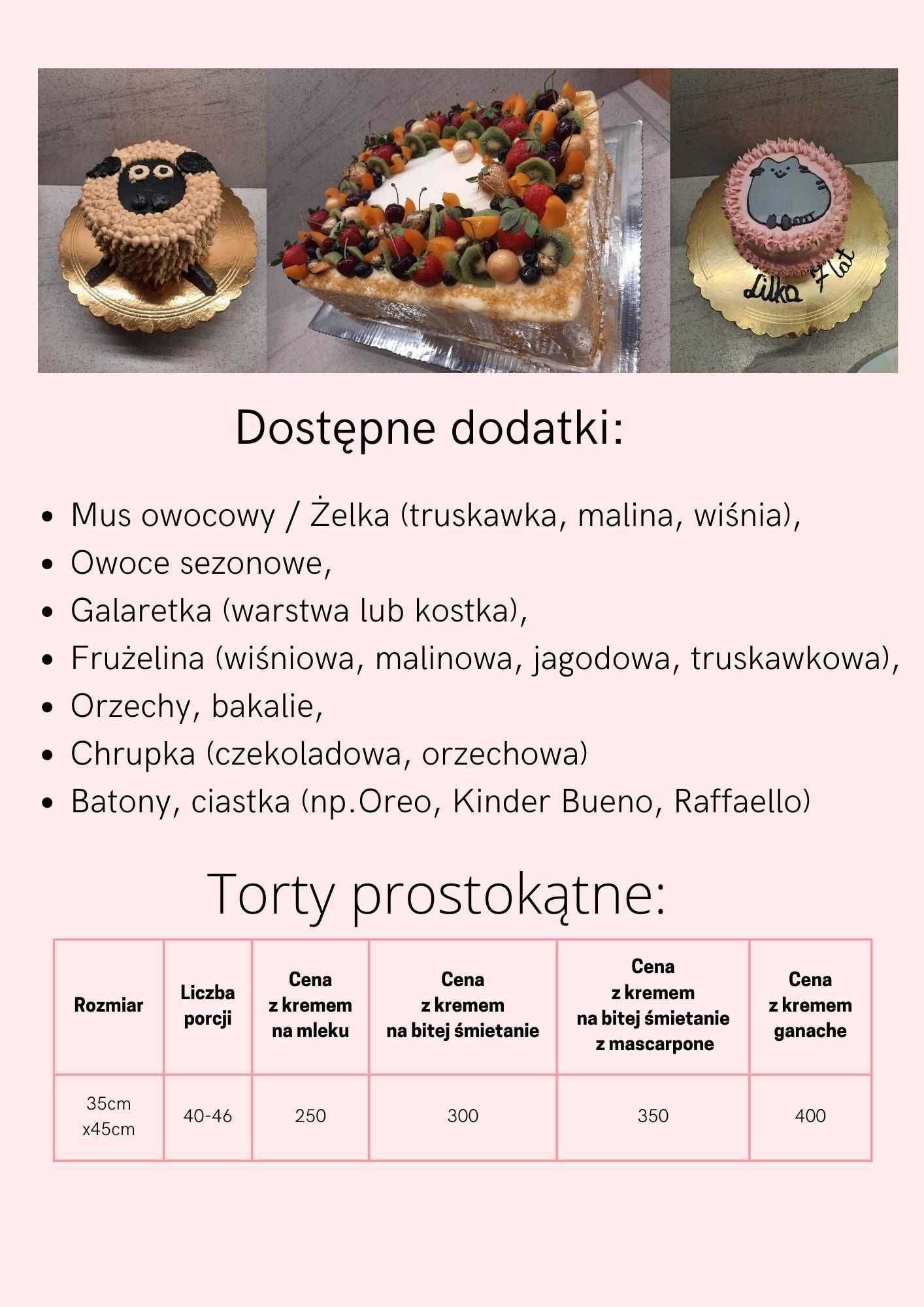 Torty na zamówienie