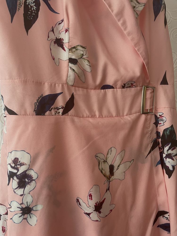 Платье-комбинезон женское розовое (комбінезон-сукня жіночий)