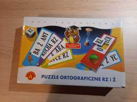 Puzzle ortograficzne - gra edukacyjna