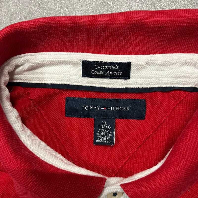 Vintage Koszulka Polo Tommy Hilfiger T-Shirt Chief Keef Style Retro