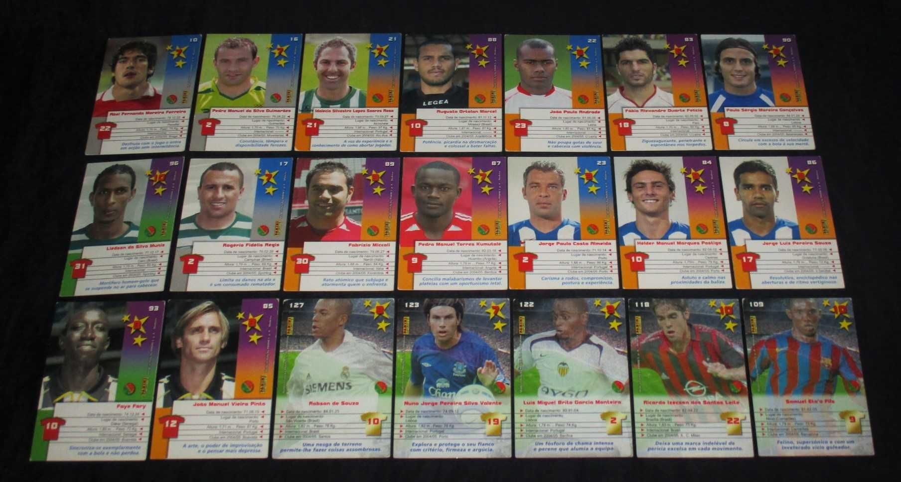 Cartões Cartas Mega Craques Futebol Panini 2006